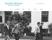 Tablet Screenshot of daniellemcguire.com